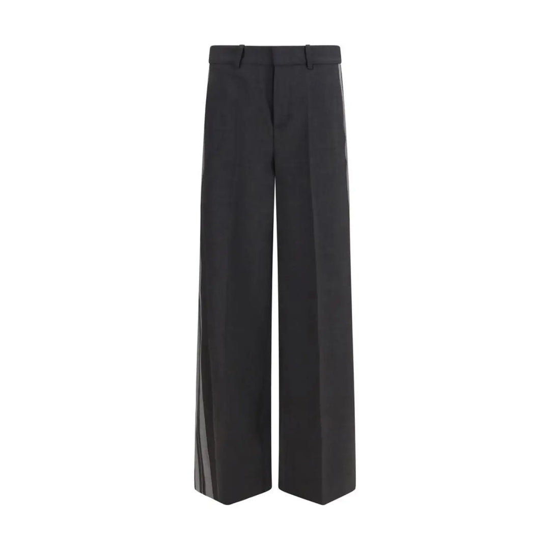 P.a.r.o.s.h. Brown Wool Oves Aries Casual Pants