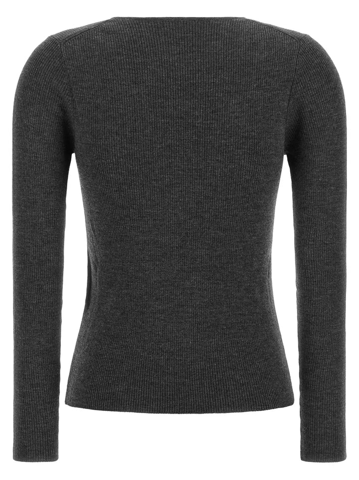 P.a.r.o.s.h. Gray Wool Cardigan