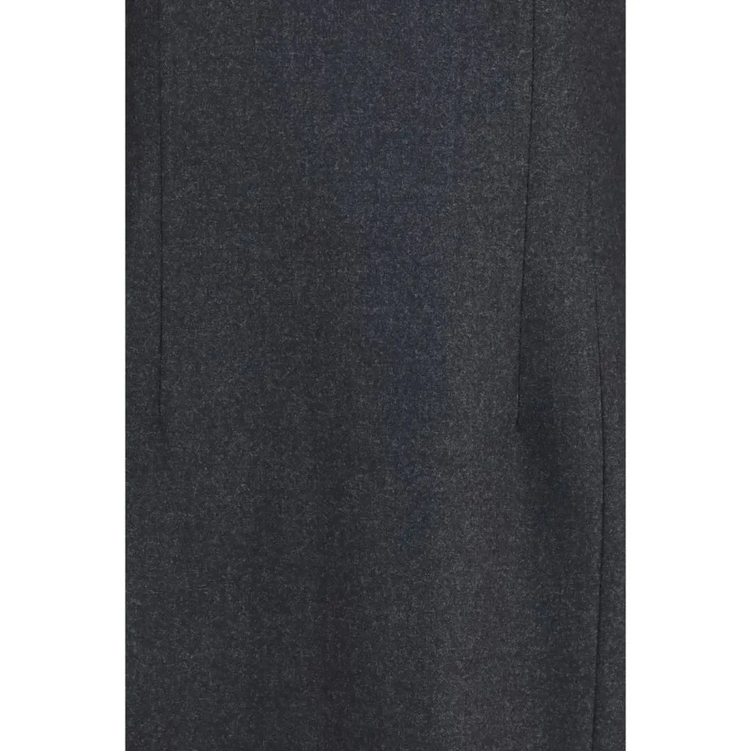 P.a.r.o.s.h. Gray Wool Oves Aries Casual Dress