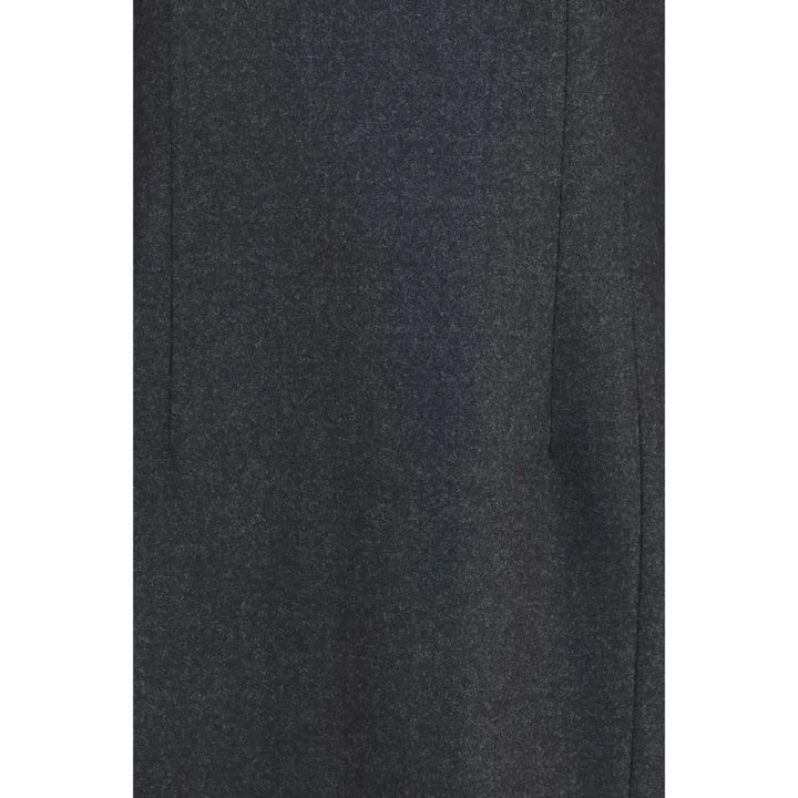 P.a.r.o.s.h. Gray Wool Oves Aries Casual Dress