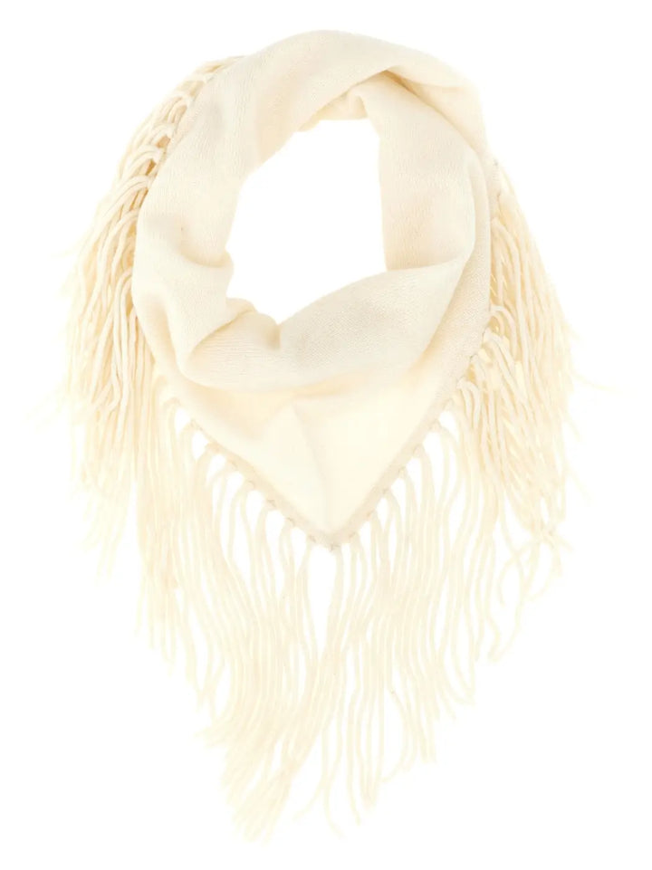 P.a.r.o.s.h. White Cashmere Scarf