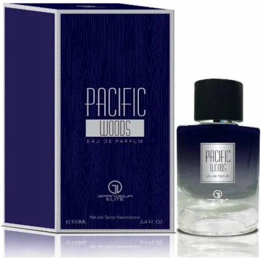 Pacific Woods Perfume Unisex Cologne with Orange Blossom and Black Pepper Fragrance Grandeur