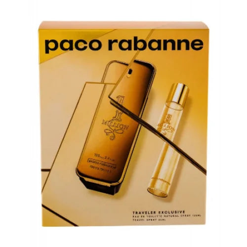 Paco Rabanne Gift Set Travel Exclusive Eau De Toilette Spray for Men Men’s Sets