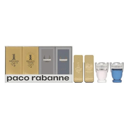 Paco Rabanne Mini Gift Set Invictus and One Million Fragrance Collection Men’s Sets