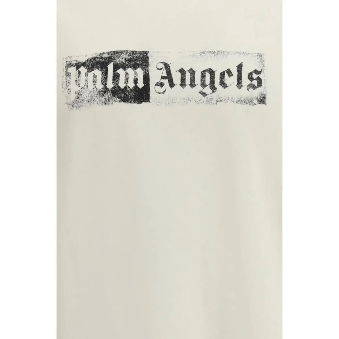 Palm Angels Beige Cotton T-shirt