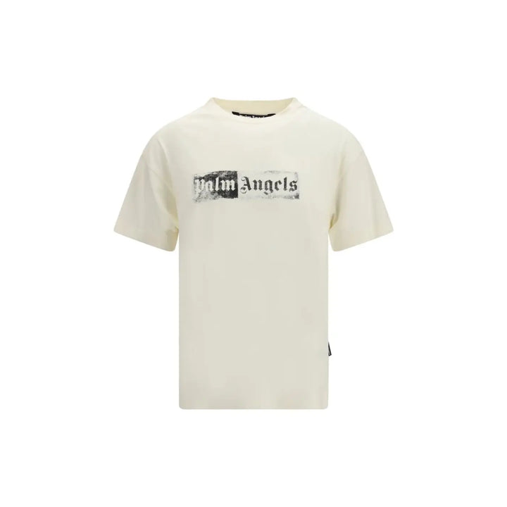 Palm Angels Beige Cotton T-shirt