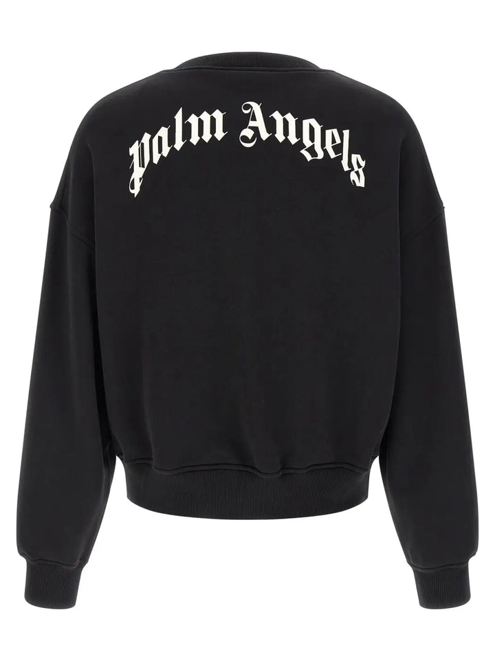 Palm Angels Bicolor Cotton Sweatshirt
