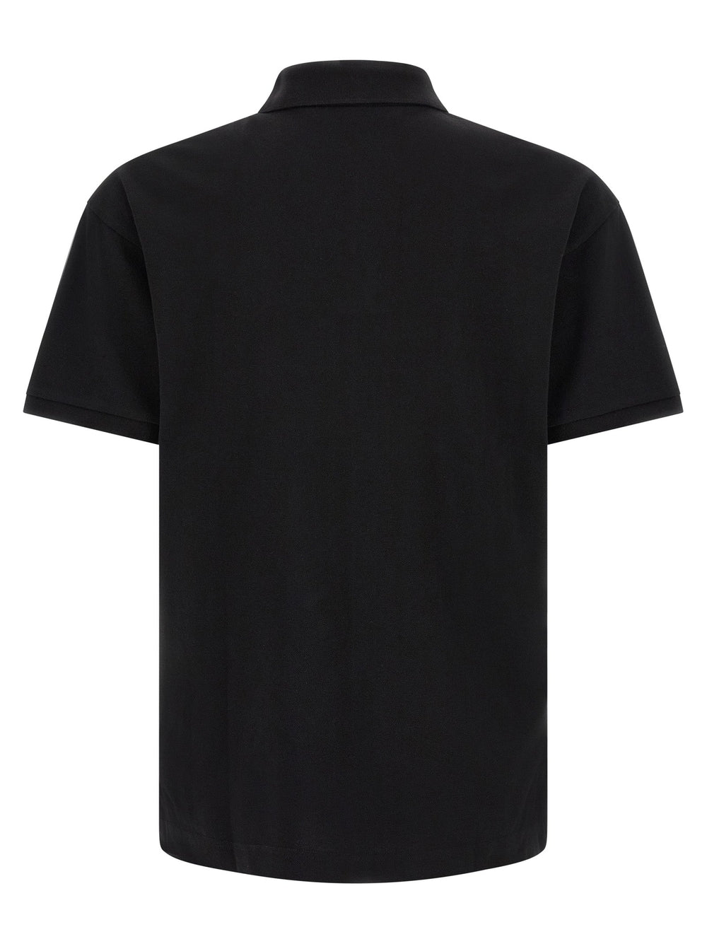 Palm Angels Black Cotton Polo Shirt
