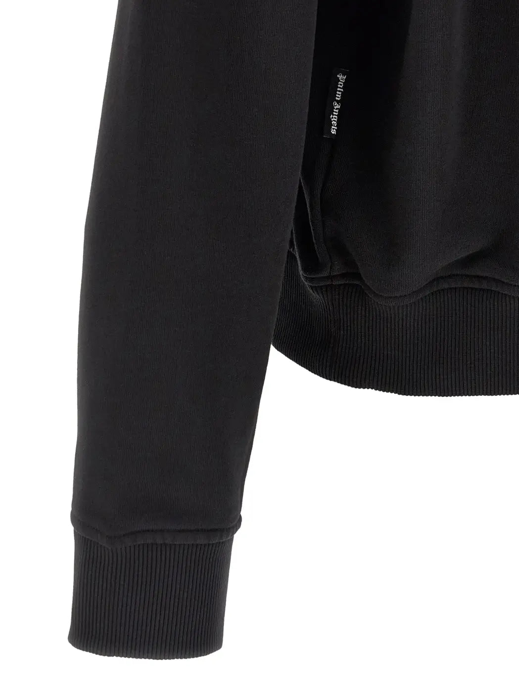 Palm Angels Black Cotton Sweatshirt
