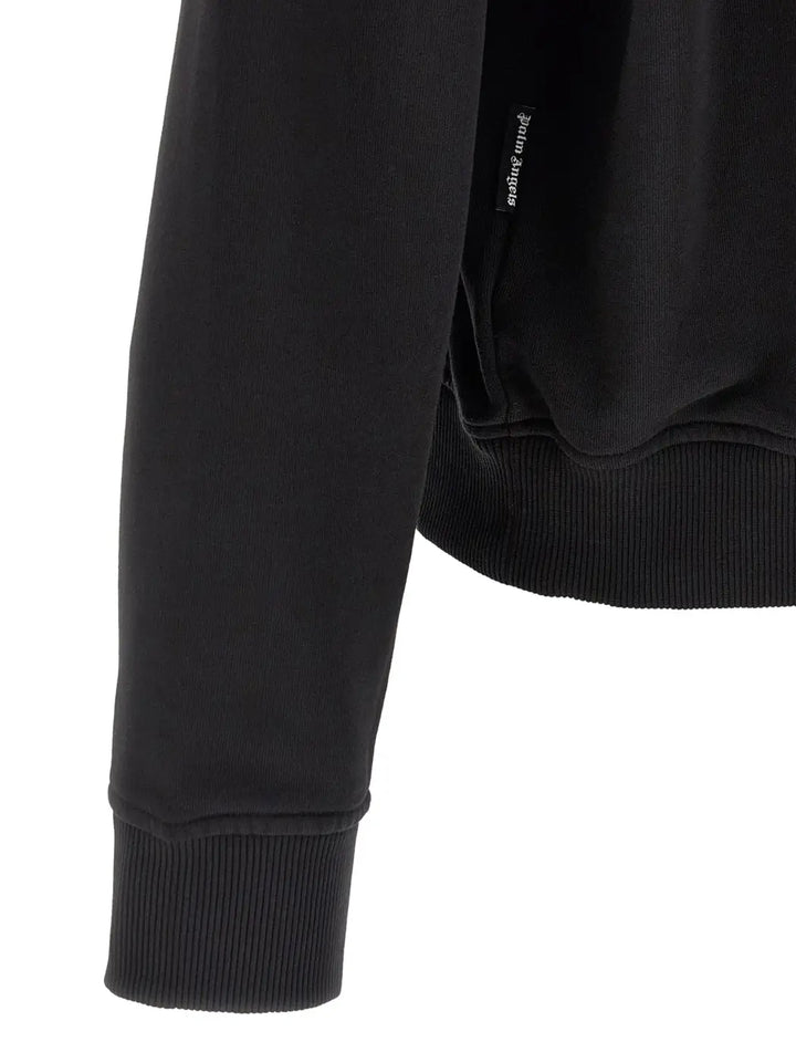 Palm Angels Black Cotton Sweatshirt