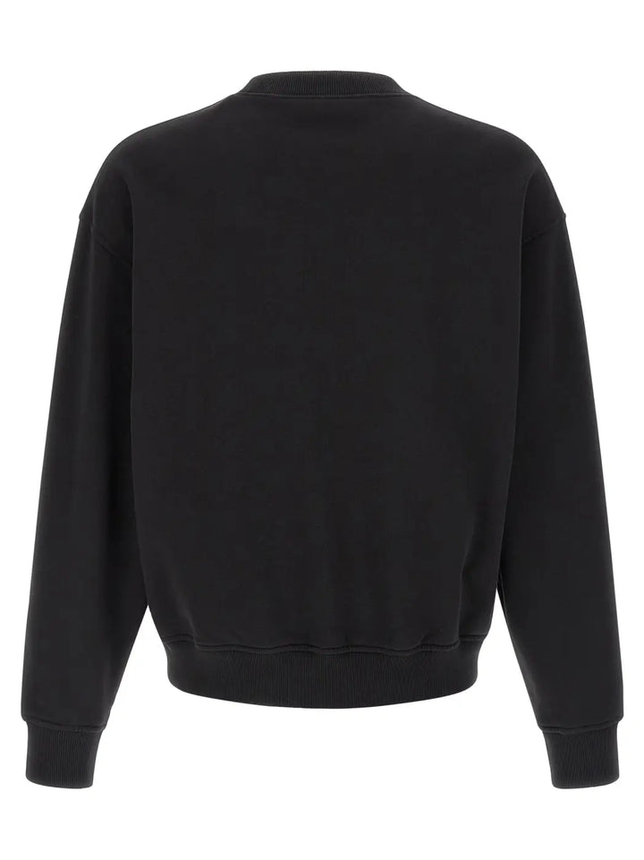 Palm Angels Black Cotton Sweatshirt