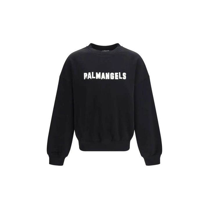 Palm Angels Black Cotton Sweatshirt