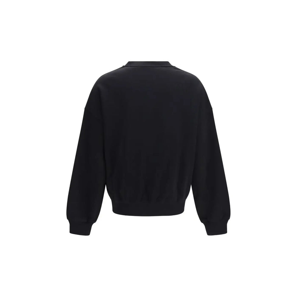 Palm Angels Black Cotton Sweatshirt