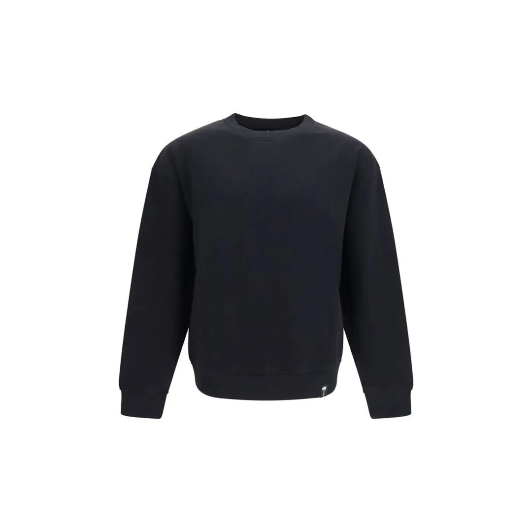Palm Angels Black Cotton Sweatshirt