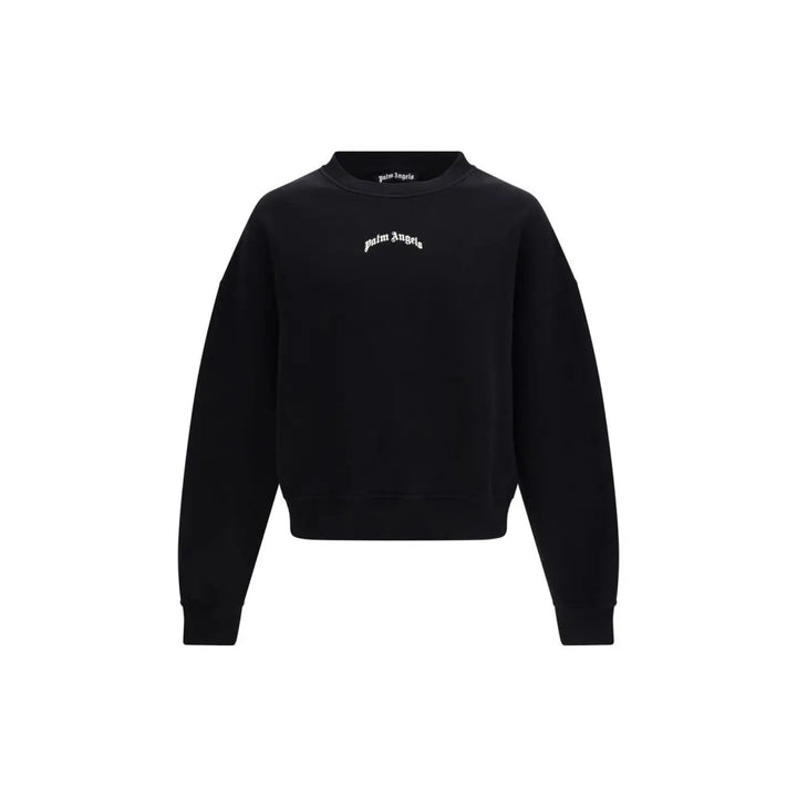 Palm Angels Black Cotton Sweatshirt