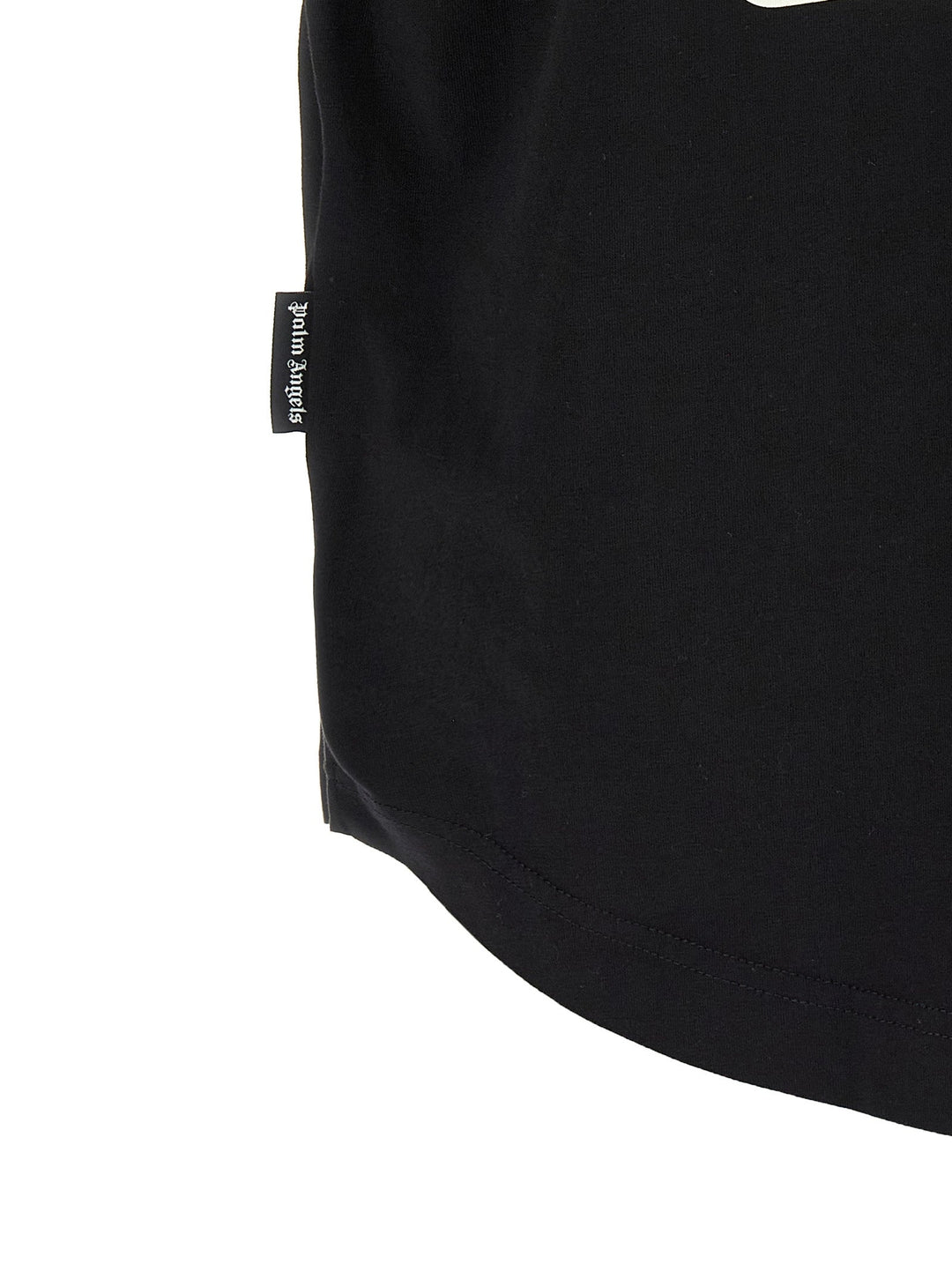 Palm Angels Black Cotton T-shirt