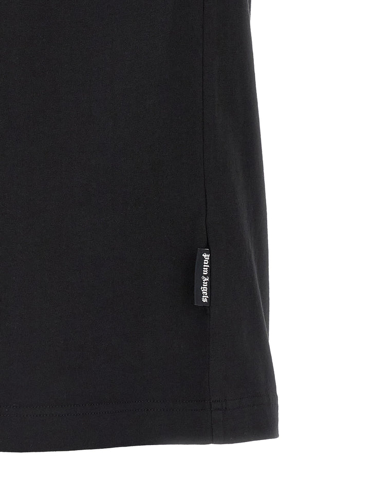 Palm Angels Black Cotton T-shirt