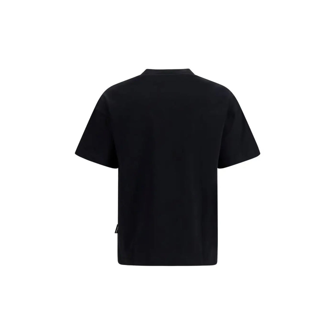 Palm Angels Black Cotton T-shirt
