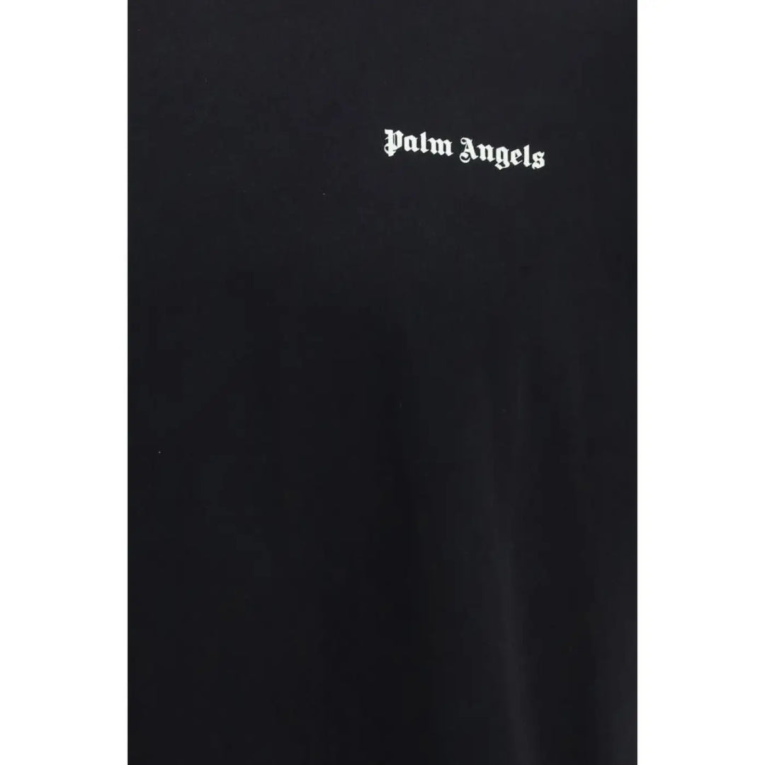 Palm Angels Black Cotton T-shirt