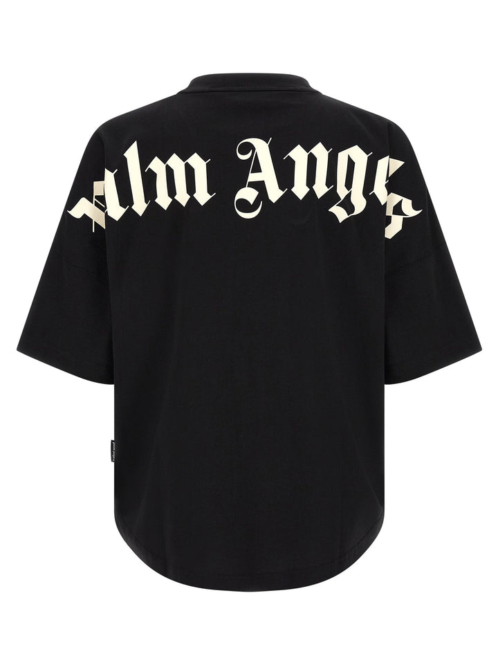 Palm Angels Black Cotton T-shirt
