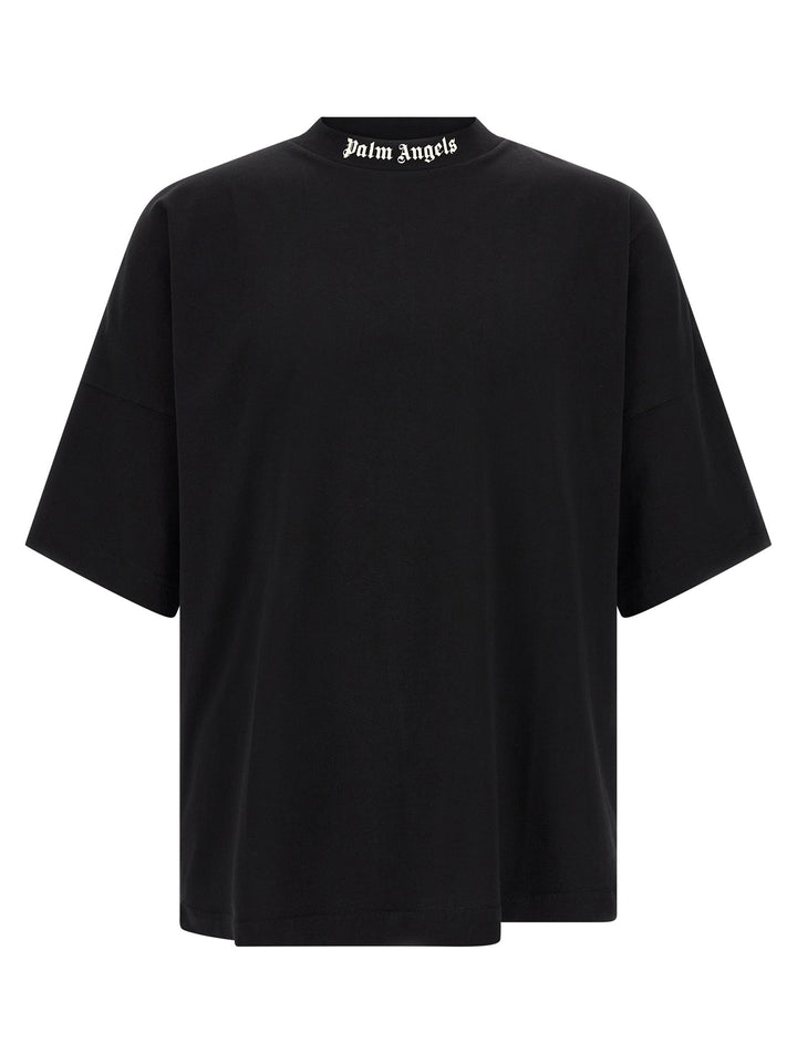 Palm Angels Black Cotton T-shirt