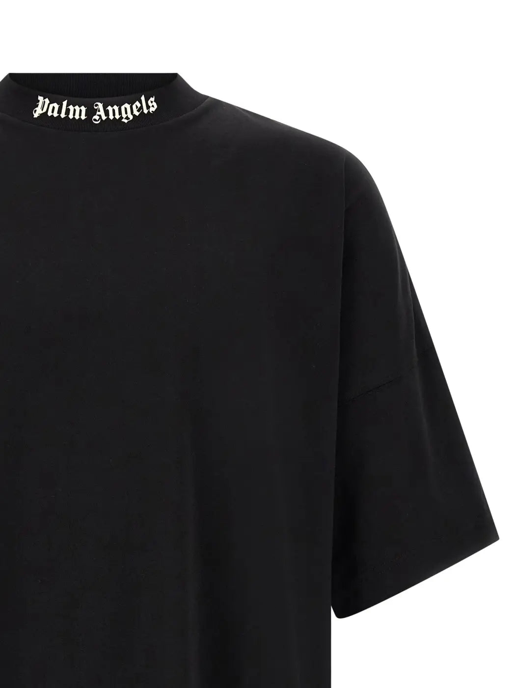 Palm Angels Black Cotton T-shirt