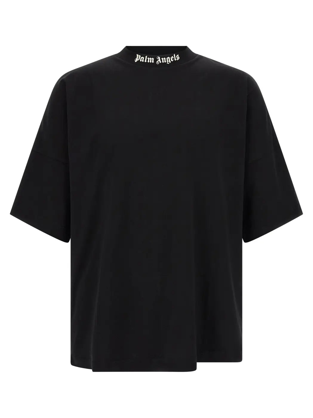 Palm Angels Black Cotton T-shirt