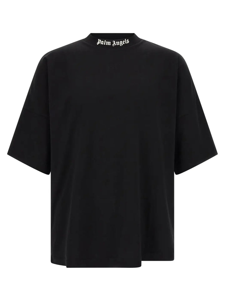Palm Angels Black Cotton T-shirt