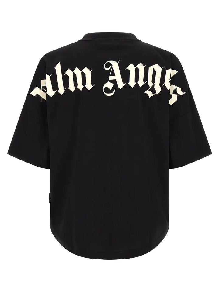 Palm Angels Black Cotton T-shirt