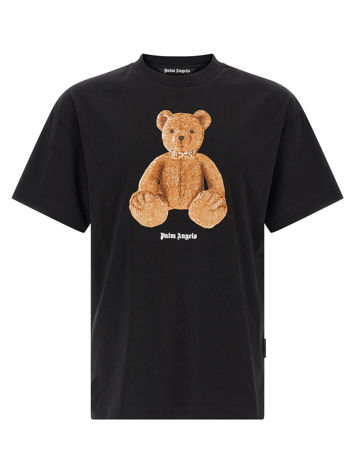 Palm Angels Black Cotton T-shirt