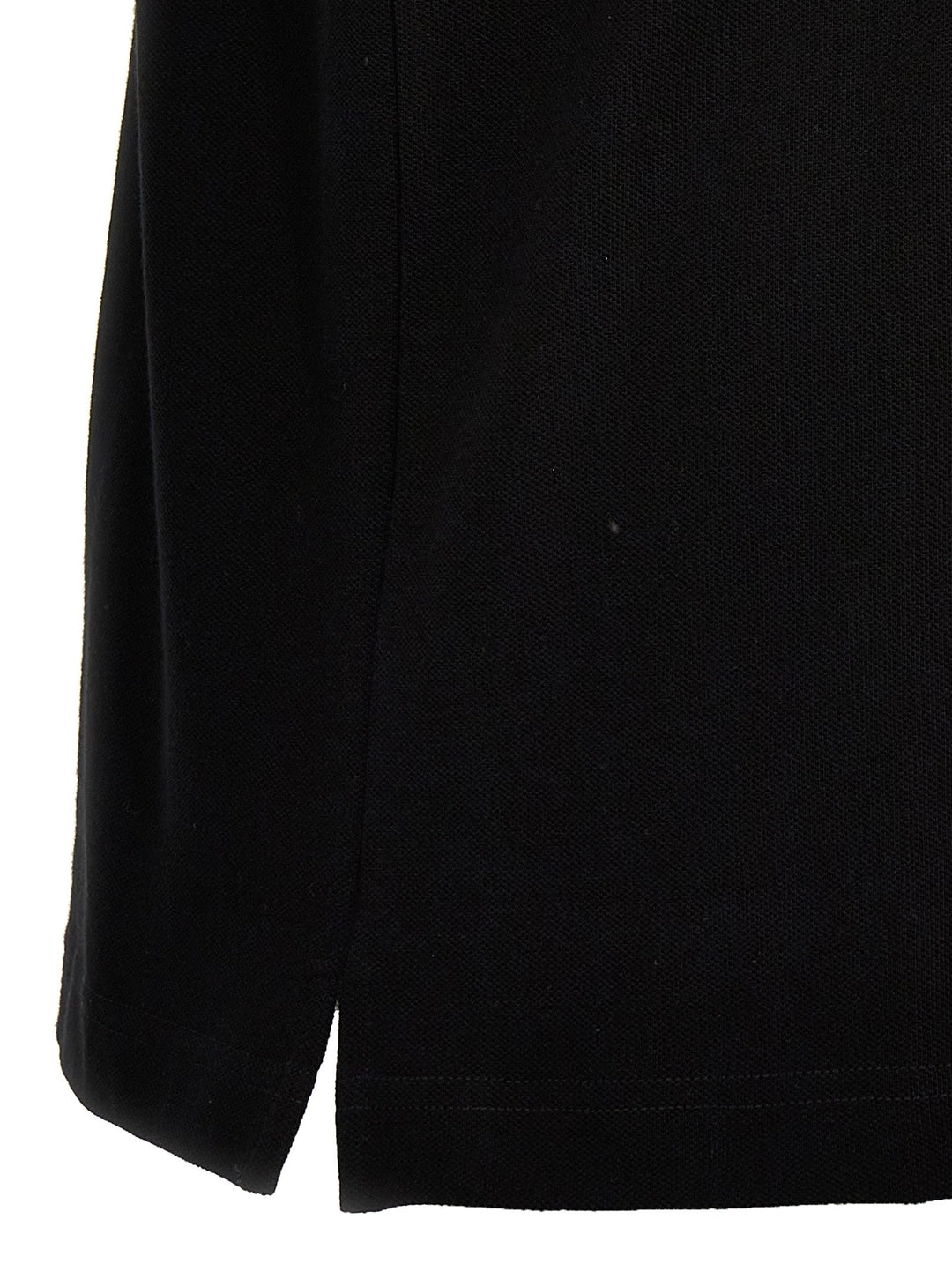 Palm Angels Black Polyester Polo Shirt
