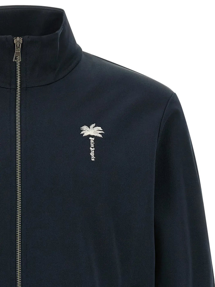 Palm Angels Blue Polyester Sweatshirt