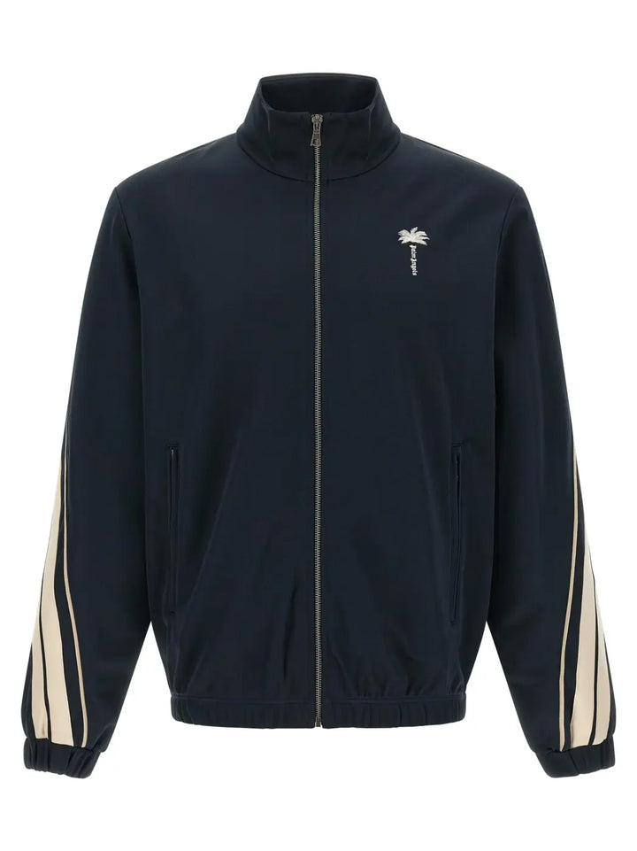Palm Angels Blue Polyester Sweatshirt