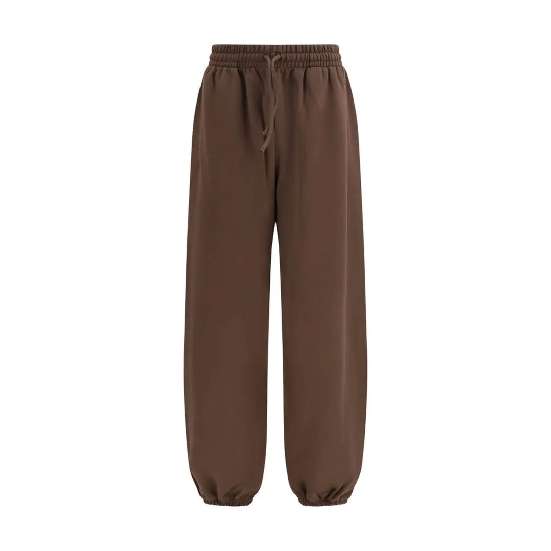 Palm Angels Brown Cotton Joggers (workout Pants)