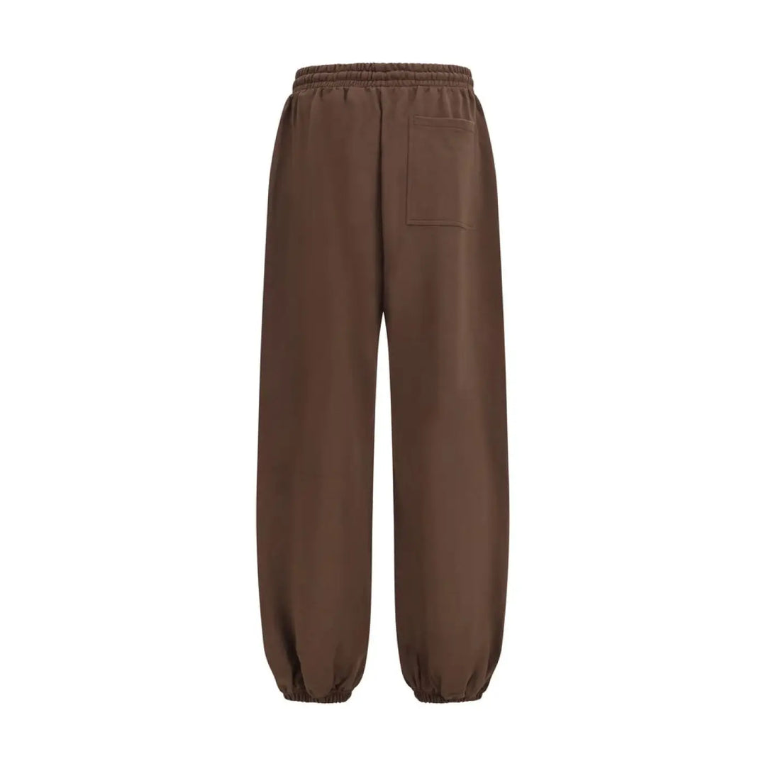 Palm Angels Brown Cotton Joggers (workout Pants)