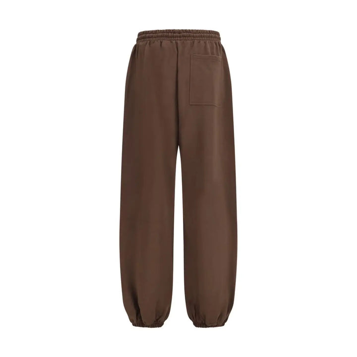 Palm Angels Brown Cotton Joggers (workout Pants)