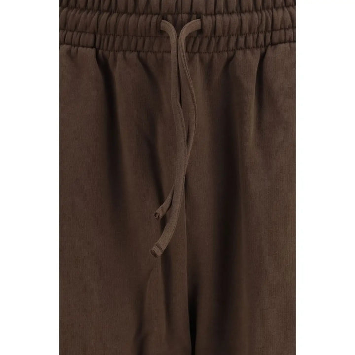 Palm Angels Brown Cotton Joggers (workout Pants)