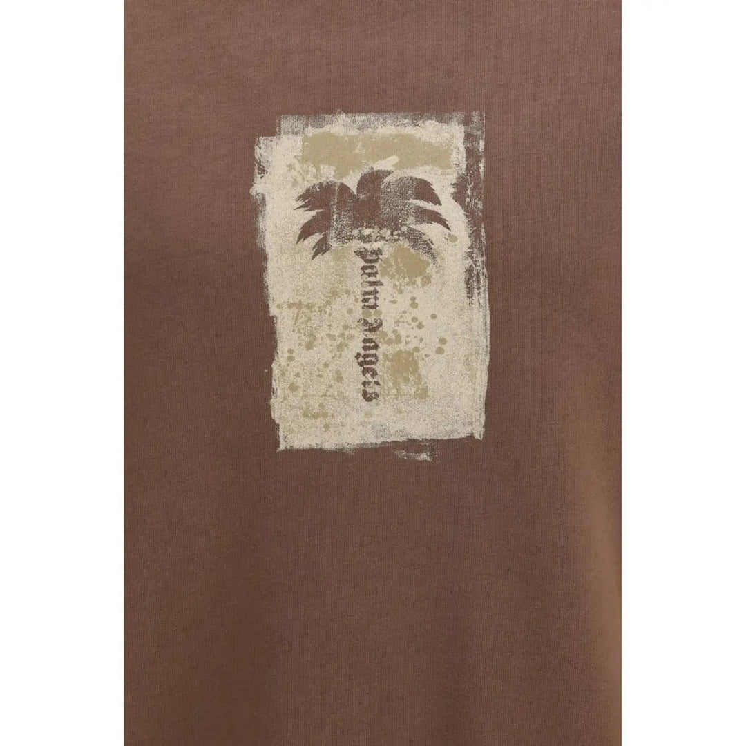 Palm Angels Brown Cotton Sweatshirt