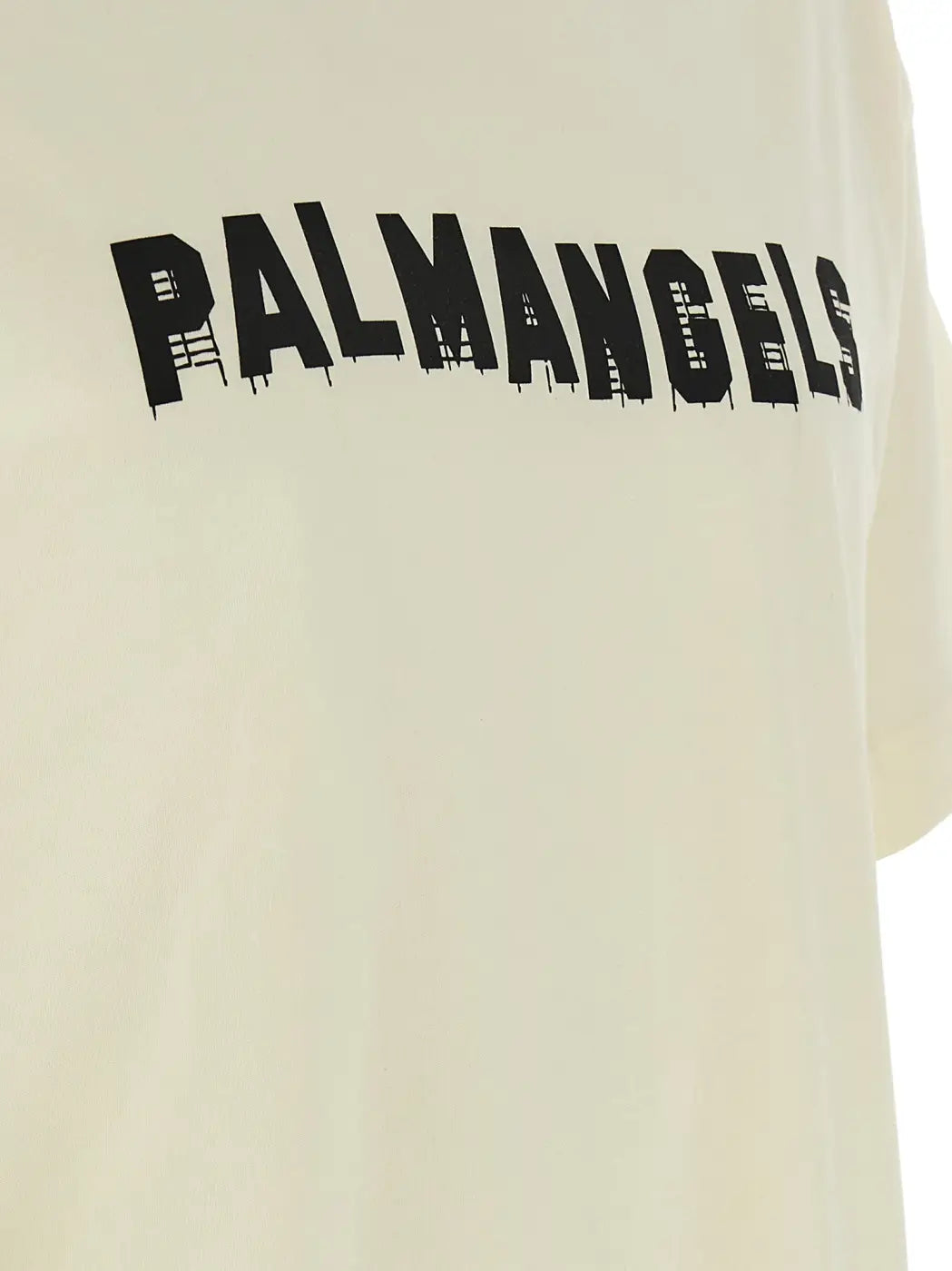 Palm Angels White Cotton T-shirt