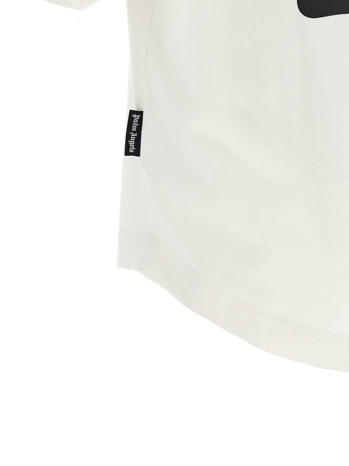 Palm Angels White Cotton T-shirt