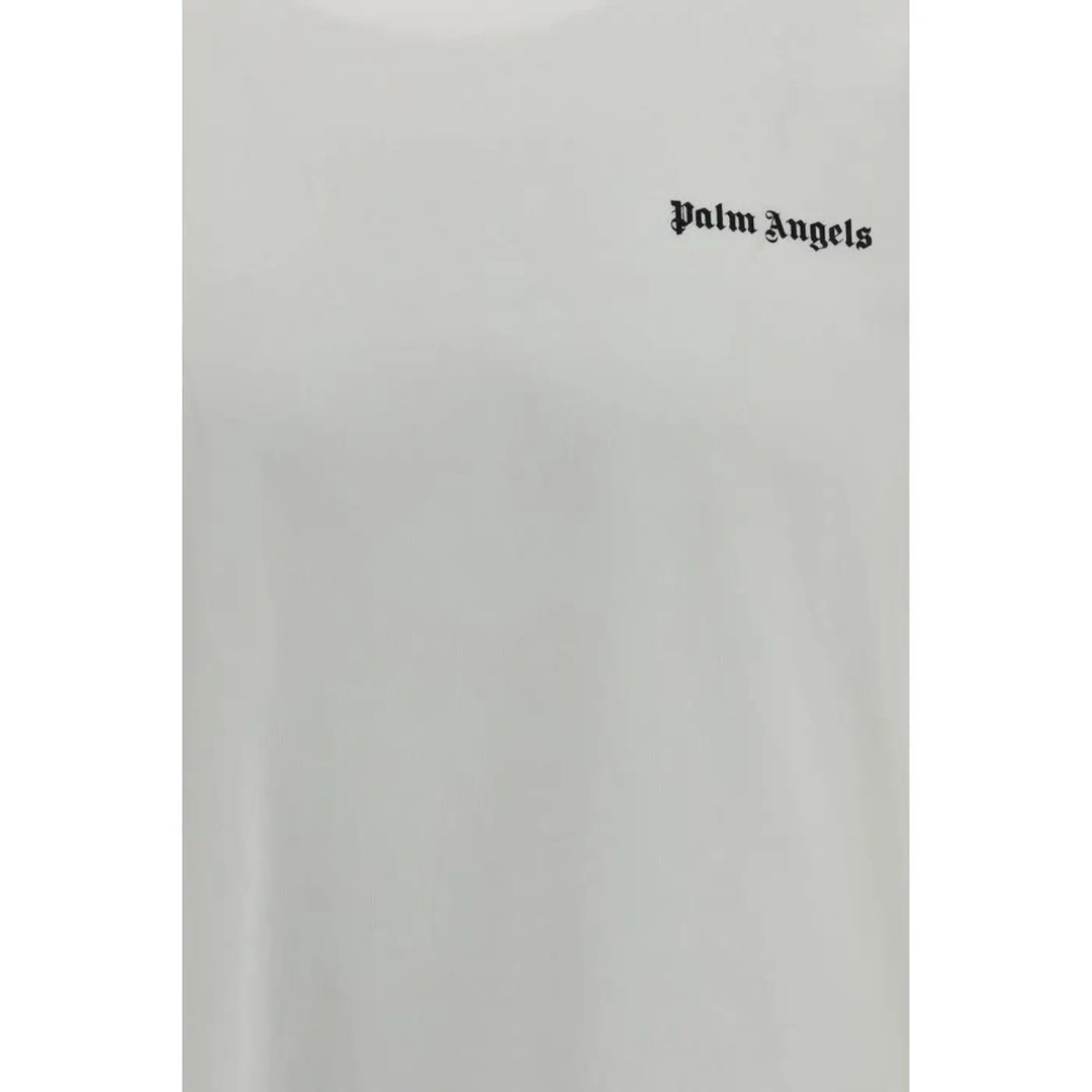 Palm Angels White Cotton T-shirt