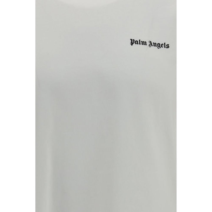 Palm Angels White Cotton T-shirt