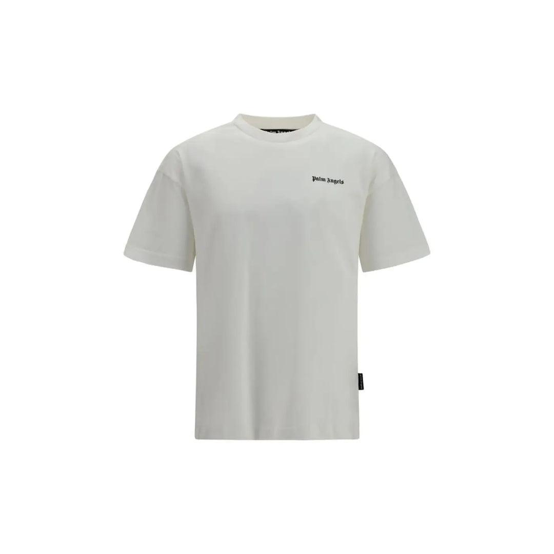 Palm Angels White Cotton T-shirt