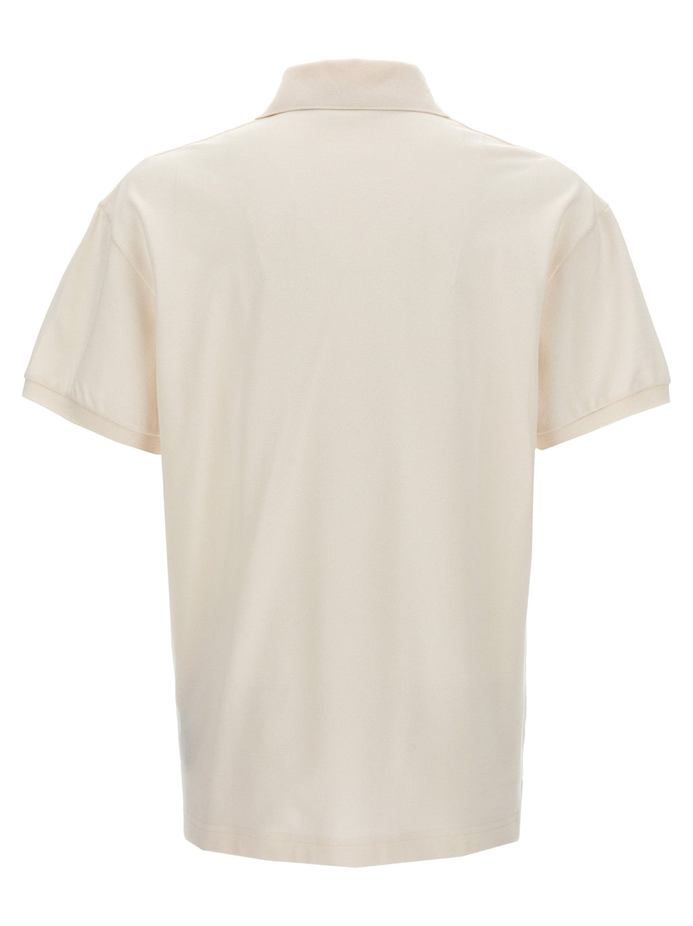 Palm Angels White Polyester Polo Shirt