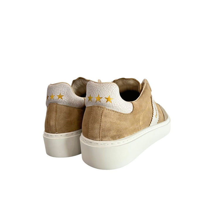 Pantofola D’oro Beige Suede Men Sneaker