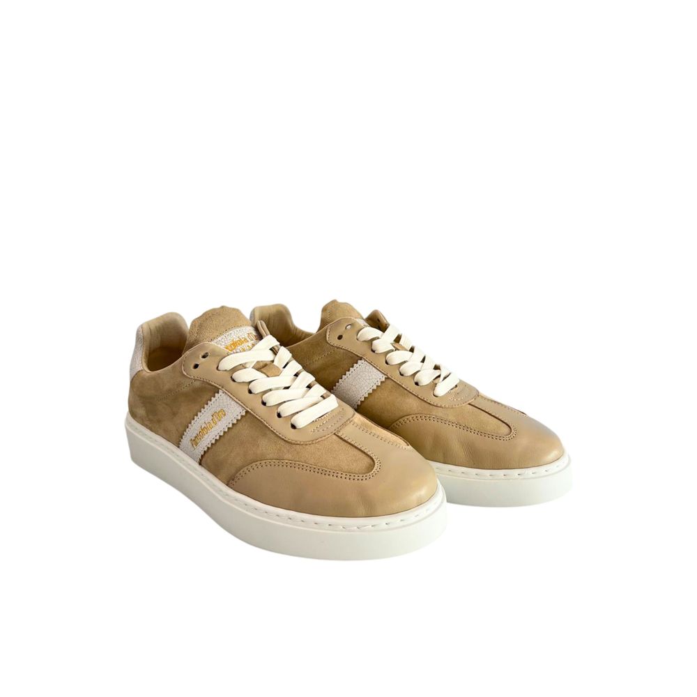 Pantofola D’oro Beige Suede Men Sneaker