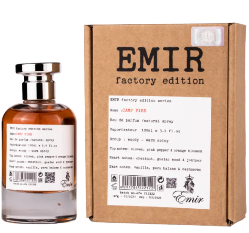 Paris Corner Unisex Fragrance - Emir Factory Edition Camp Fire Eau