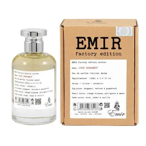 Emir Factory Edition Just Bergamot Woody Aromatic Fragrance for All Unisex Paris Corner