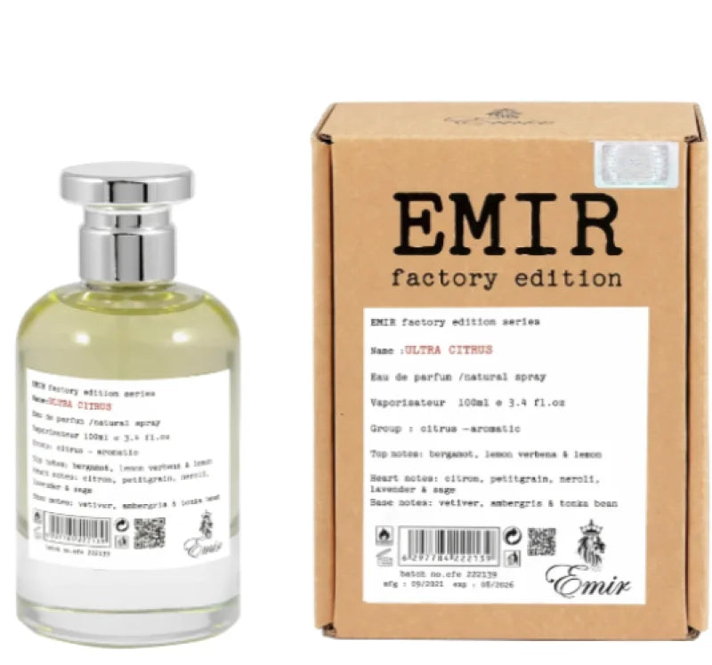 Paris Corner Unisex Fragrance - Emir Factory Edition Ultra Citrus Eau