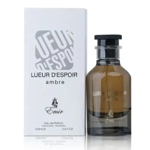 Emir Lueur D’Espoir Perfume Unleashes Alluring Oud and Floral Elegance Unisex Fragrance Paris Corner